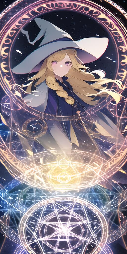 联动隔壁帖rgb机娘的思路和咒文 制作正在释放高位元素法术的魔女178