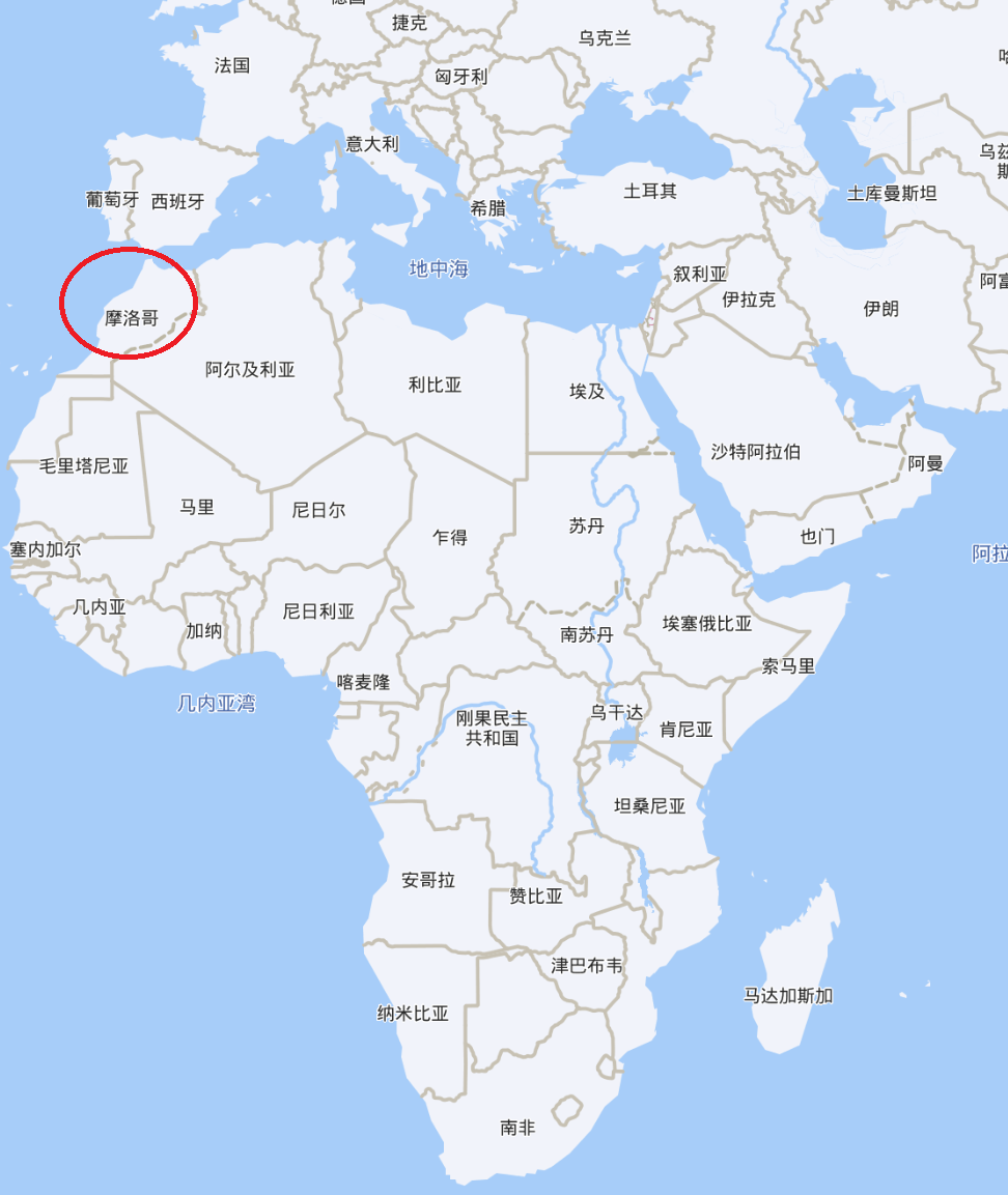 如果直布罗陀海峡是和非洲大陆连在一起的摩洛哥这种类似的边缘算哪里？ 178