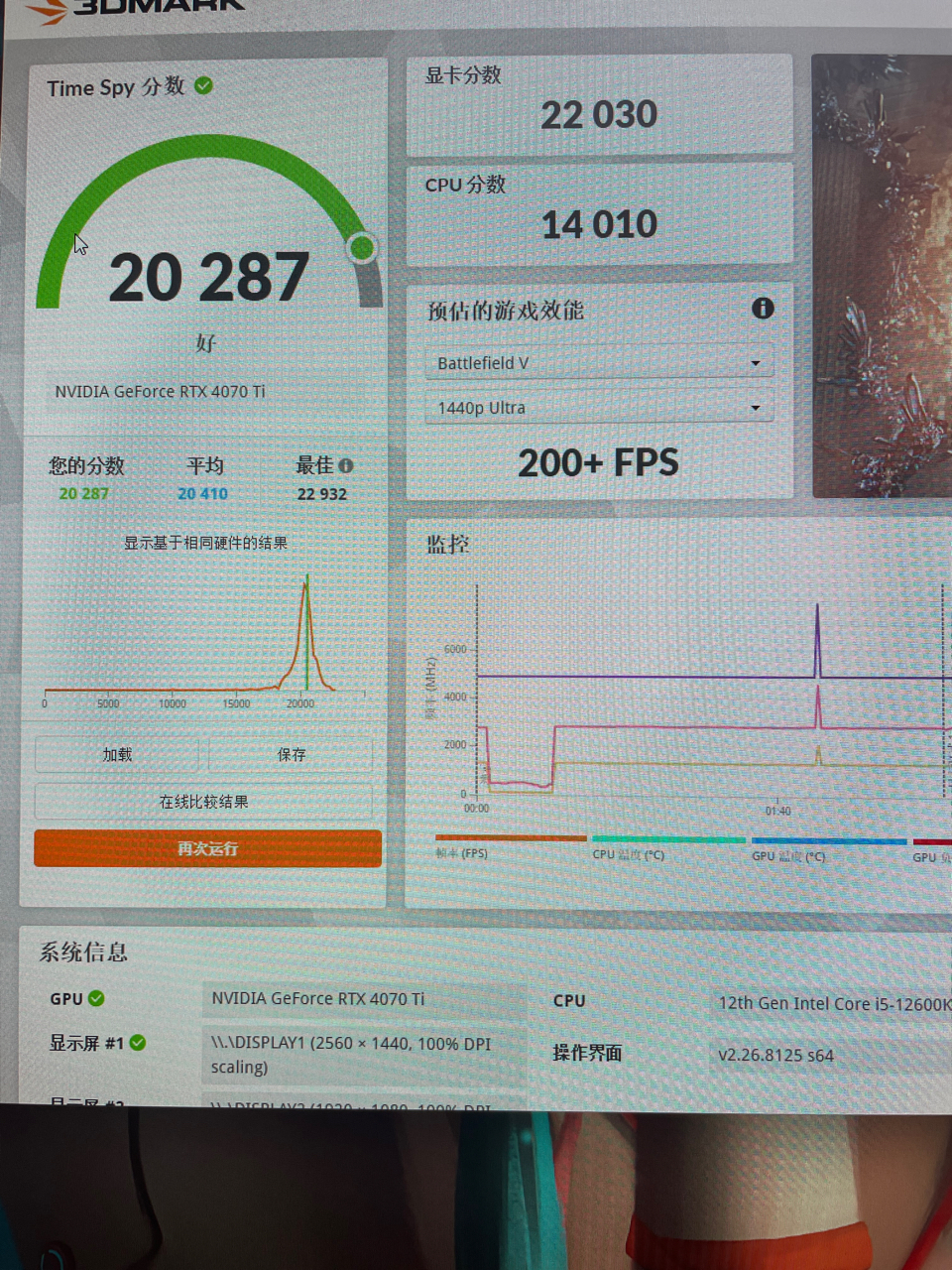 [硬件求助] 13600KF只在timespy下跑分不正常是啥情况