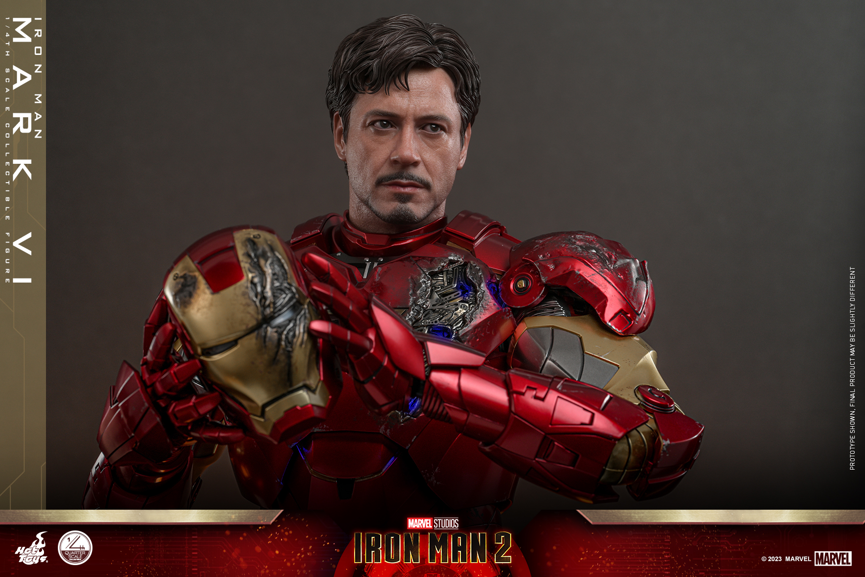 [新闻资讯] HotToys <钢铁侠2> 钢铁侠Mark 6 1/4人偶