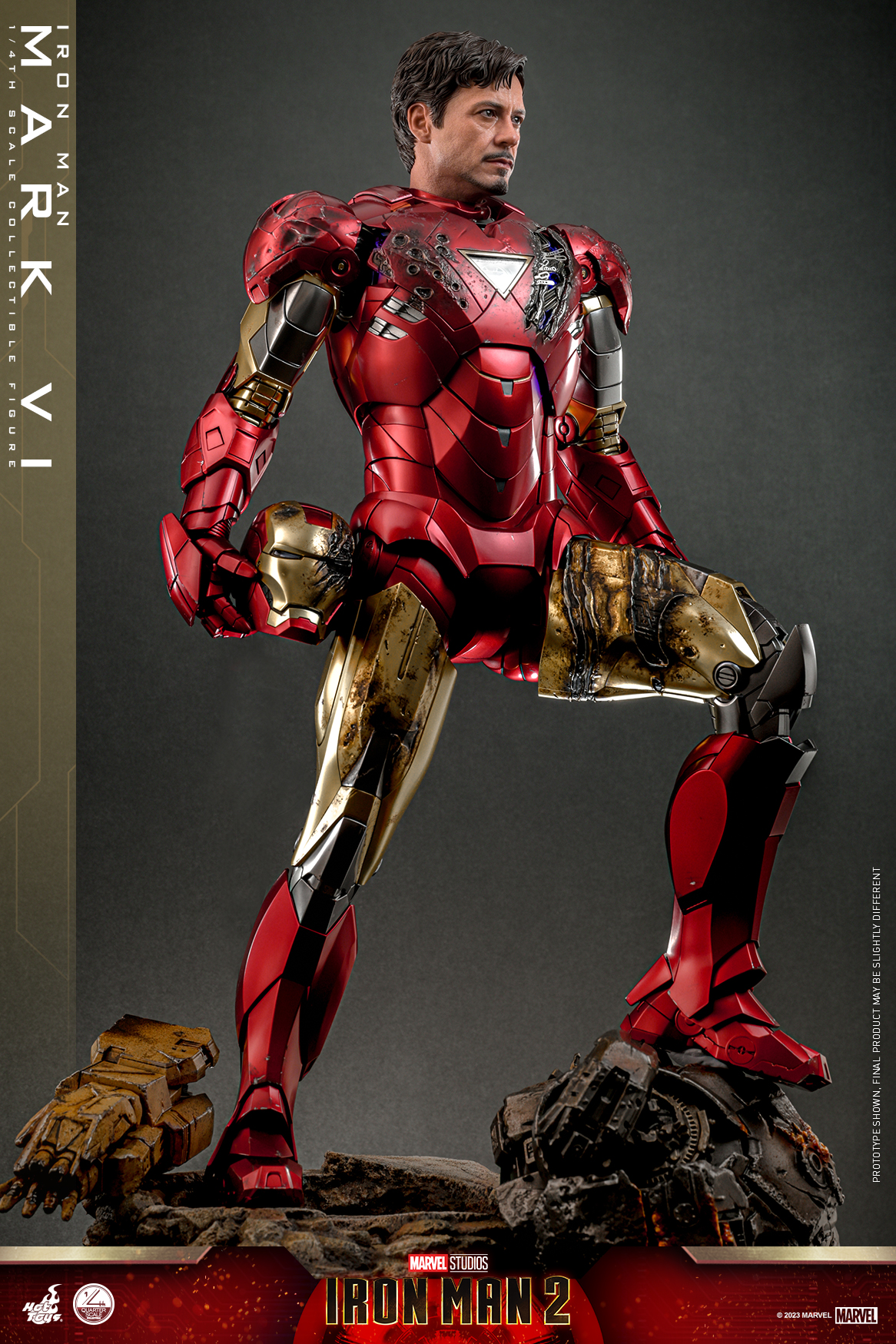 [新闻资讯] HotToys <钢铁侠2> 钢铁侠Mark 6 1/4人偶