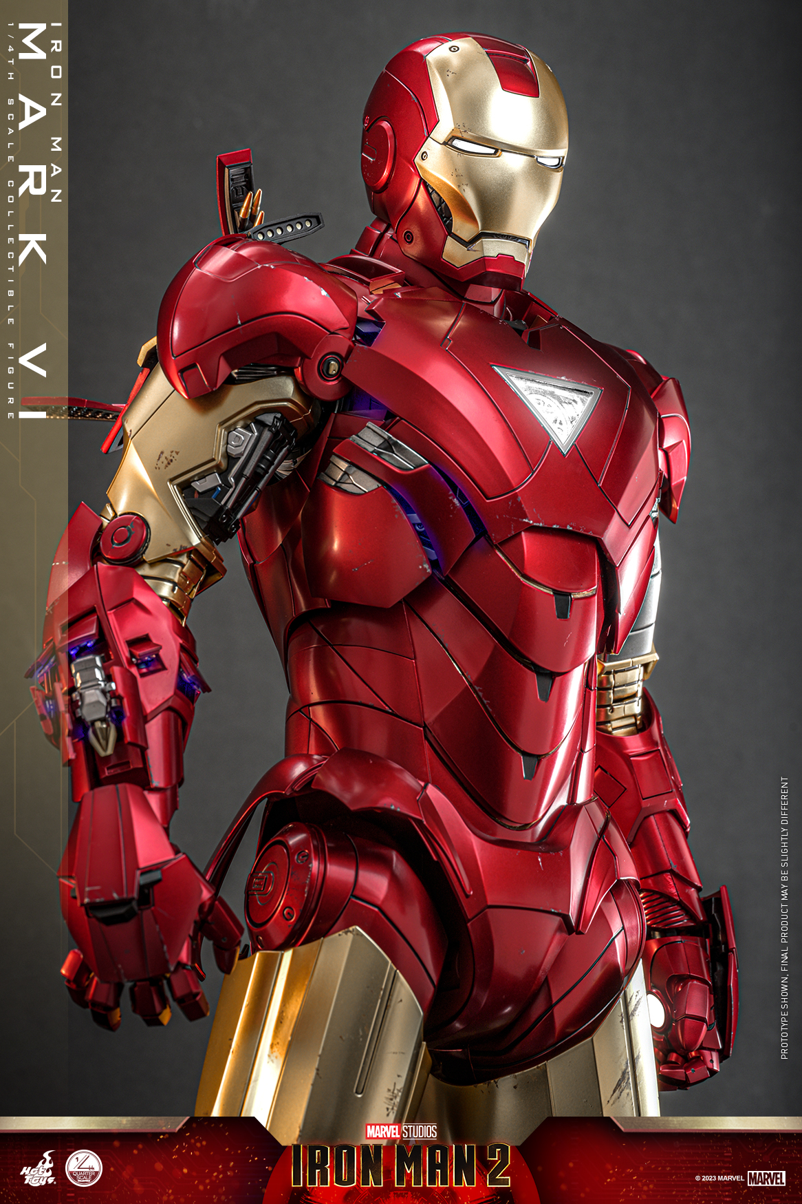 [新闻资讯] HotToys <钢铁侠2> 钢铁侠Mark 6 1/4人偶