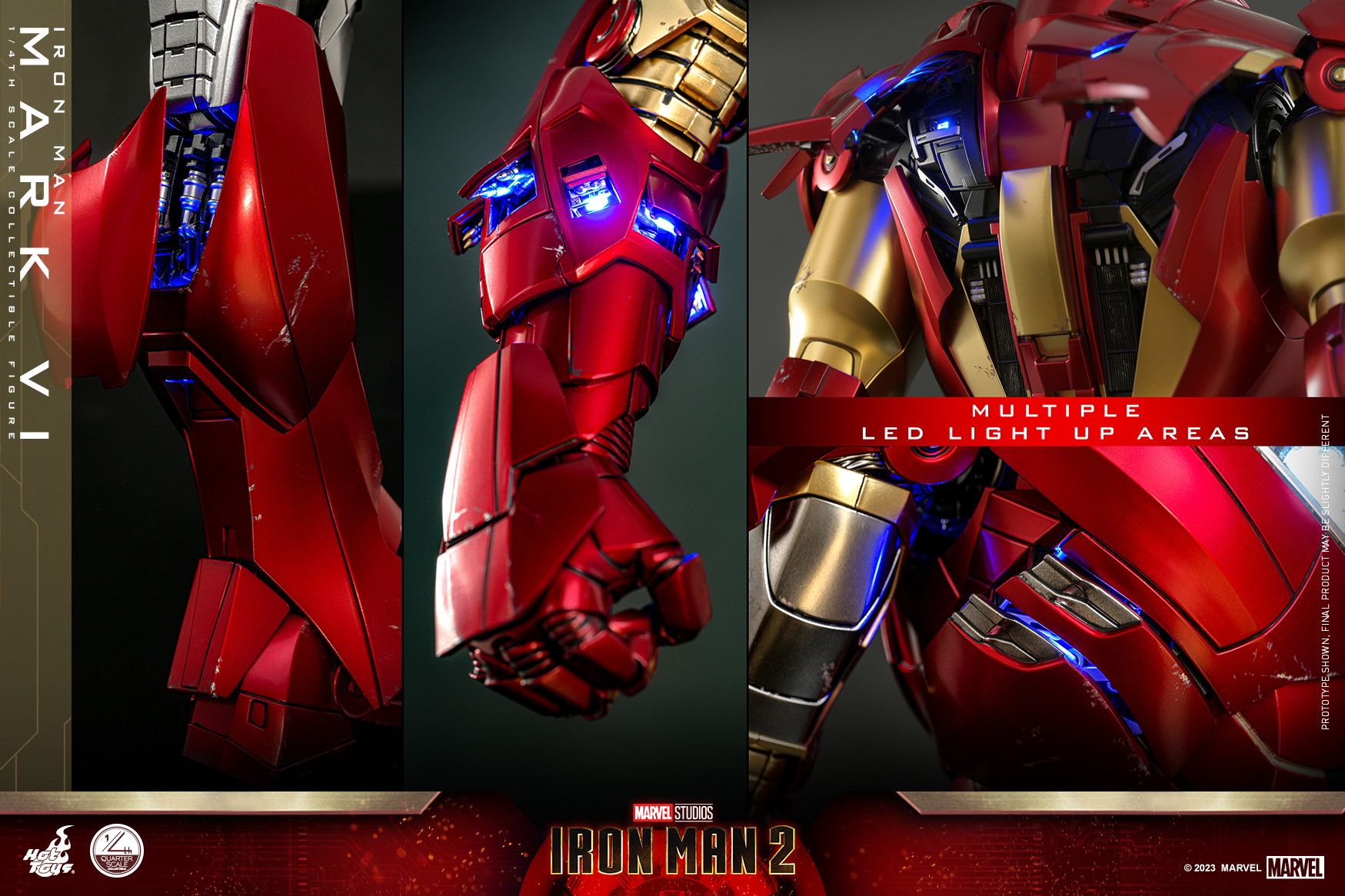 [新闻资讯] HotToys <钢铁侠2> 钢铁侠Mark 6 1/4人偶