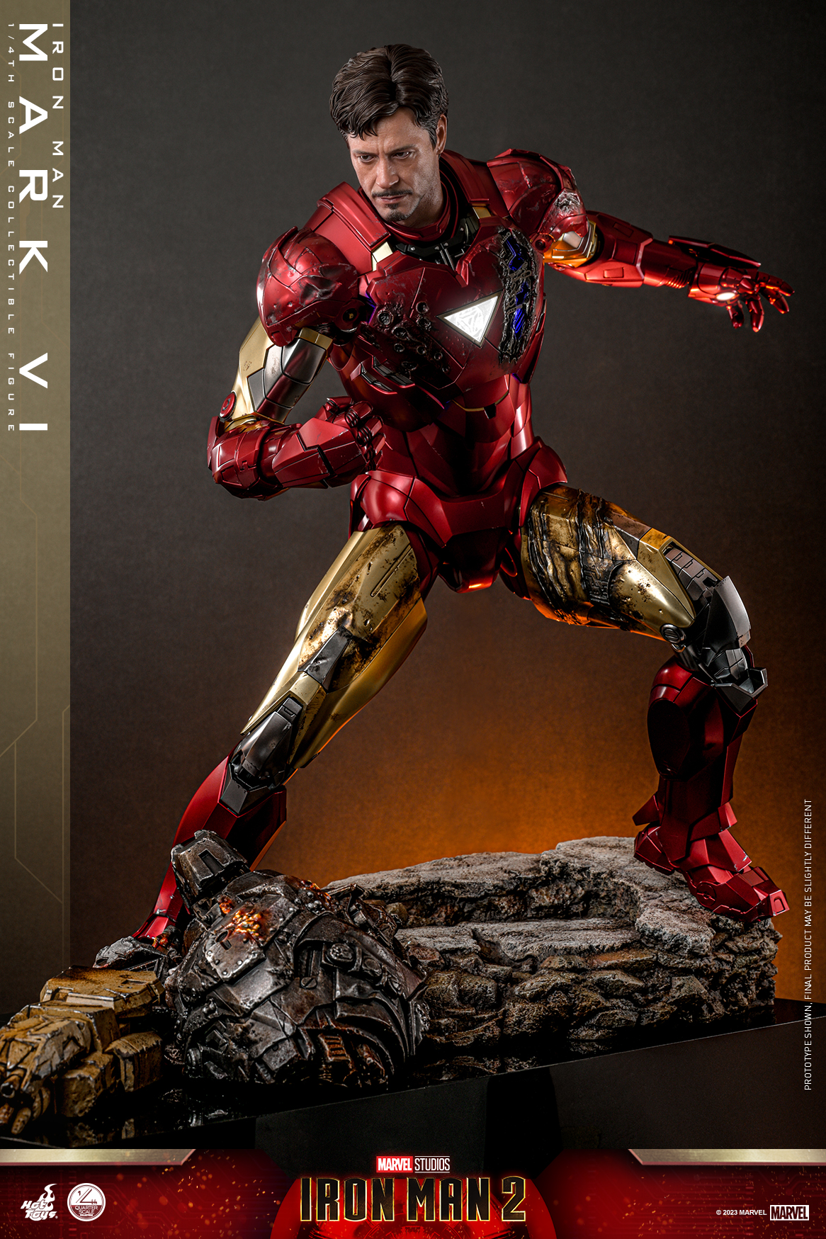 [新闻资讯] HotToys <钢铁侠2> 钢铁侠Mark 6 1/4人偶