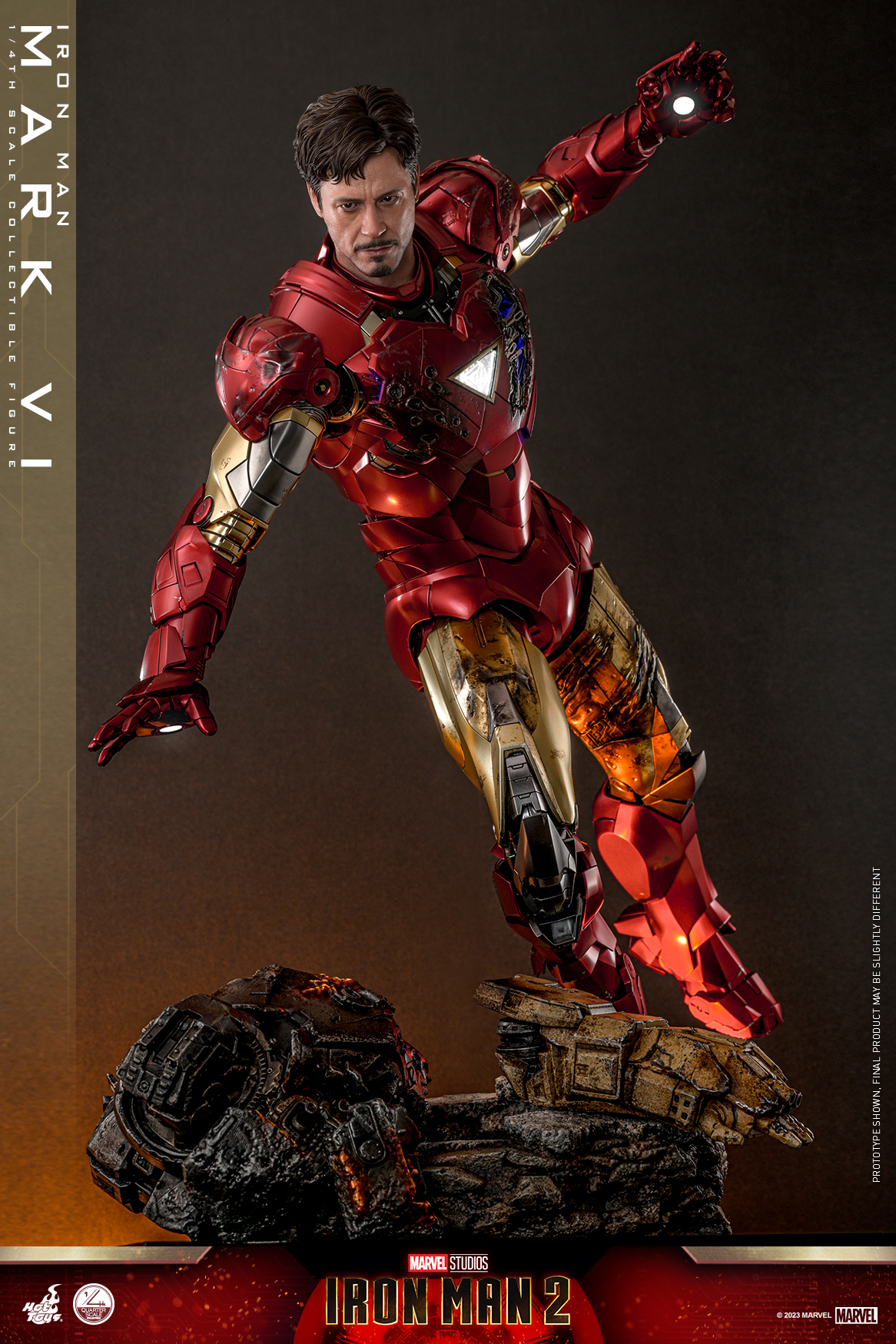 [新闻资讯] HotToys <钢铁侠2> 钢铁侠Mark 6 1/4人偶