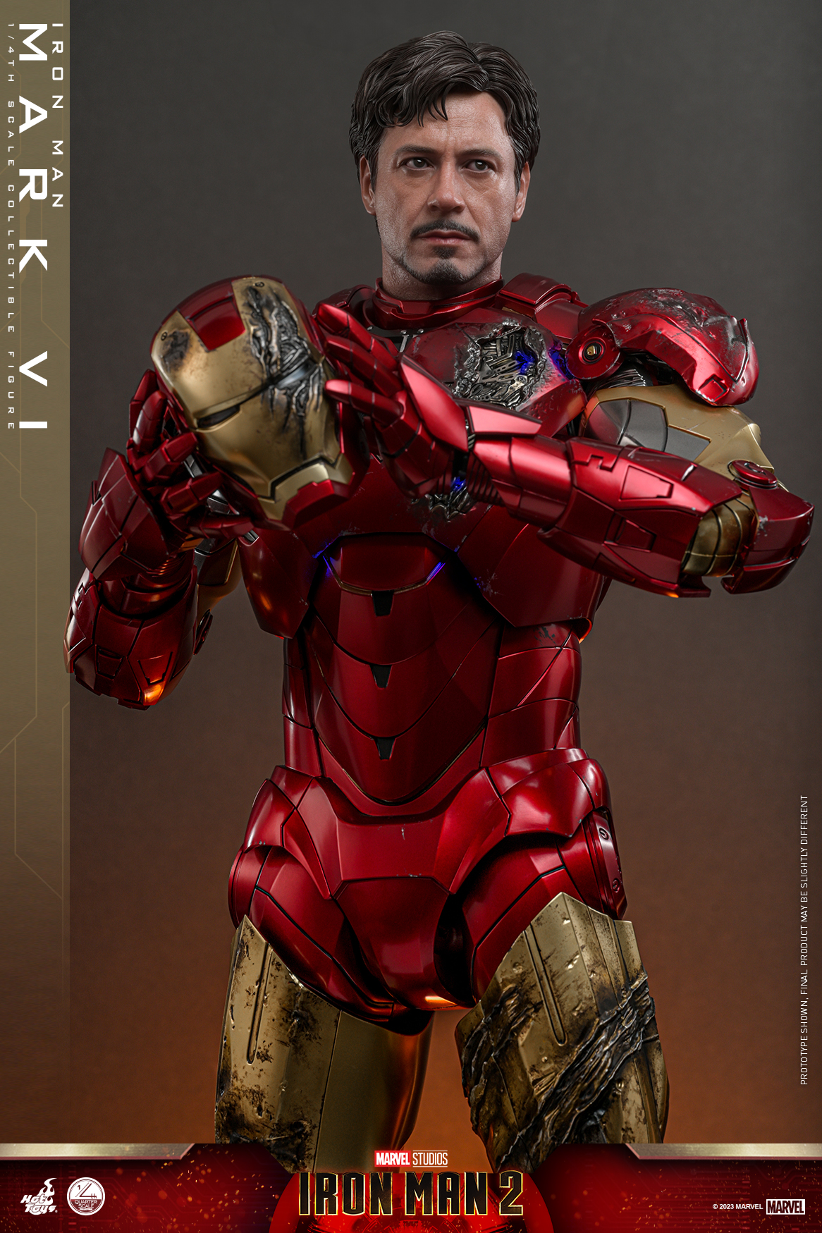 [新闻资讯] HotToys <钢铁侠2> 钢铁侠Mark 6 1/4人偶