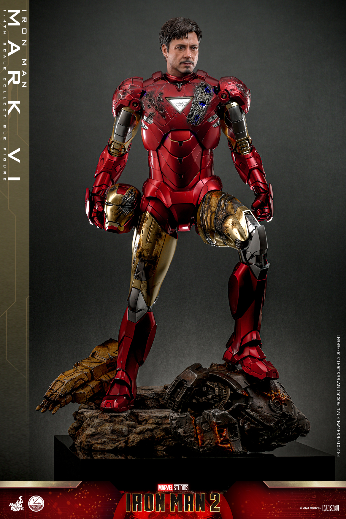 [新闻资讯] HotToys <钢铁侠2> 钢铁侠Mark 6 1/4人偶