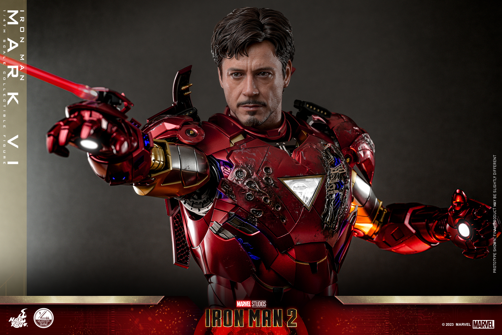 [新闻资讯] HotToys <钢铁侠2> 钢铁侠Mark 6 1/4人偶