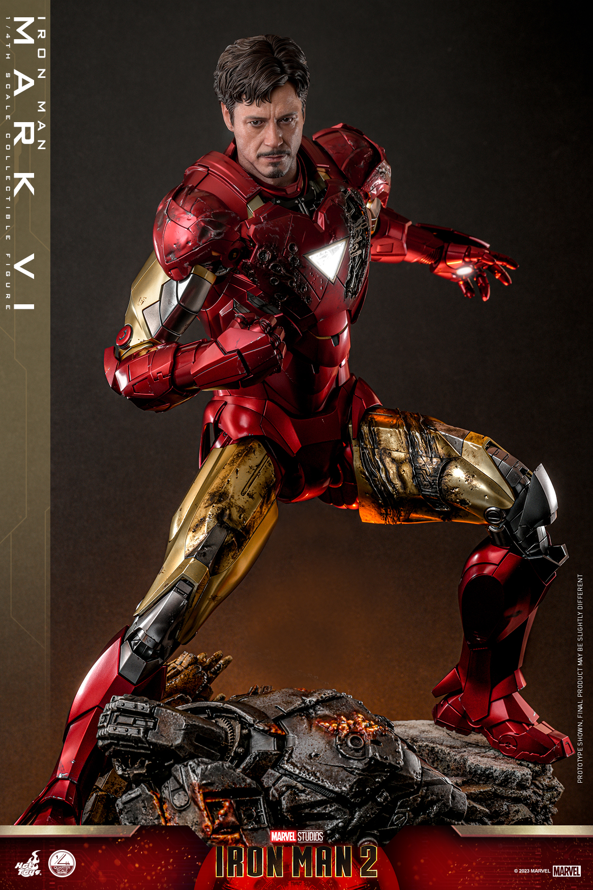 [新闻资讯] HotToys <钢铁侠2> 钢铁侠Mark 6 1/4人偶