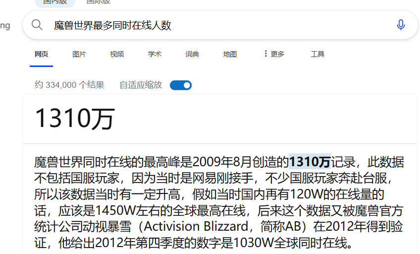 魔兽世界注册人数