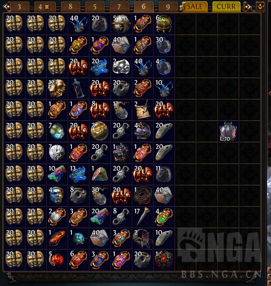 游戏杂谈] [3.24.1PN没削弱此策略]]财富余烬Manifested  Wealth收益测试帖，刷图3分钟，捡垃圾30分钟，单场地图竟然能捡500c ？ NGA玩家社区