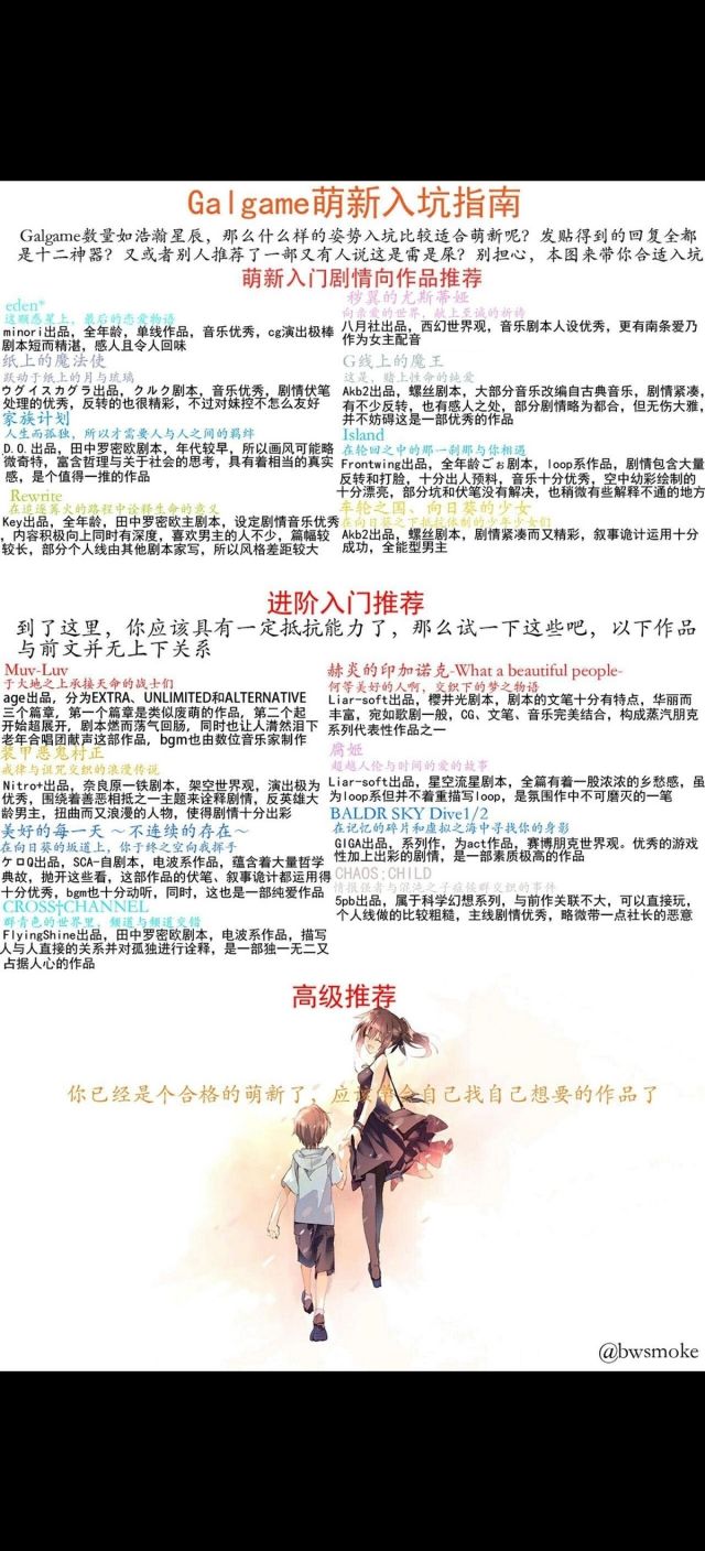 杂谈氵]给大家推荐一些剧情向的gal吧NGA玩家社区