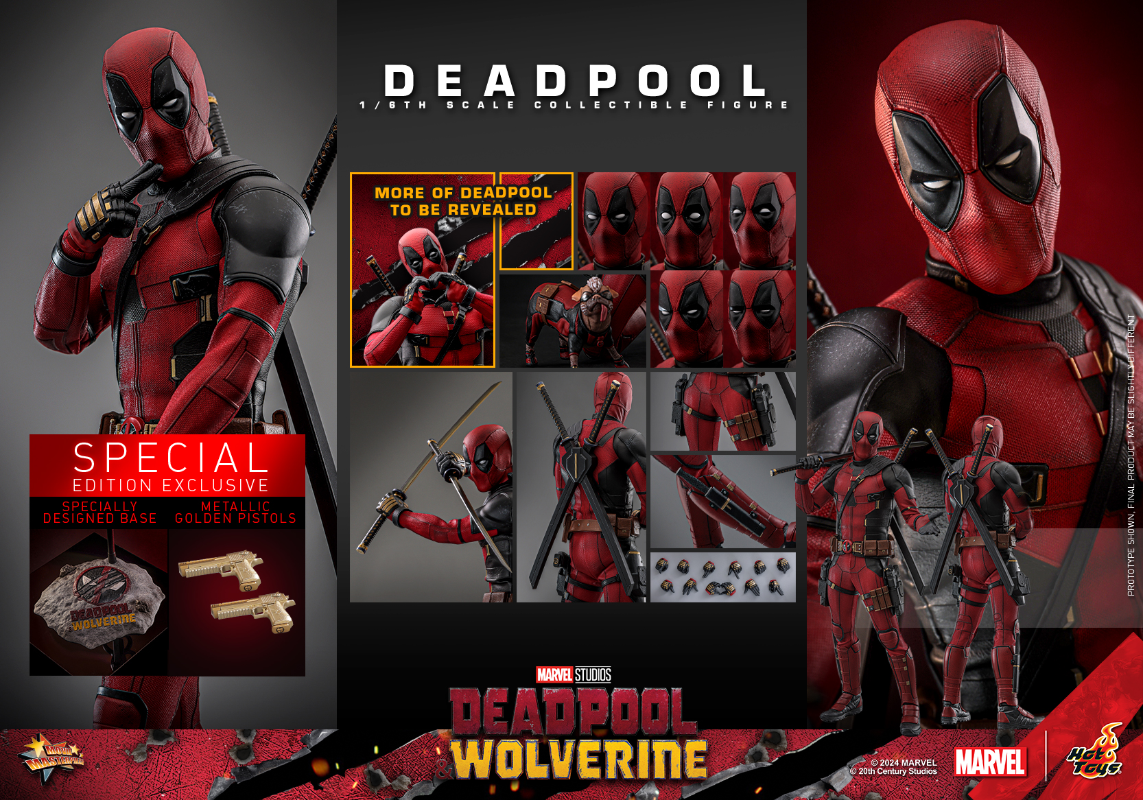 新闻资讯] HotToys <死侍与金刚狼> 死侍(特别版) 1/6人偶178