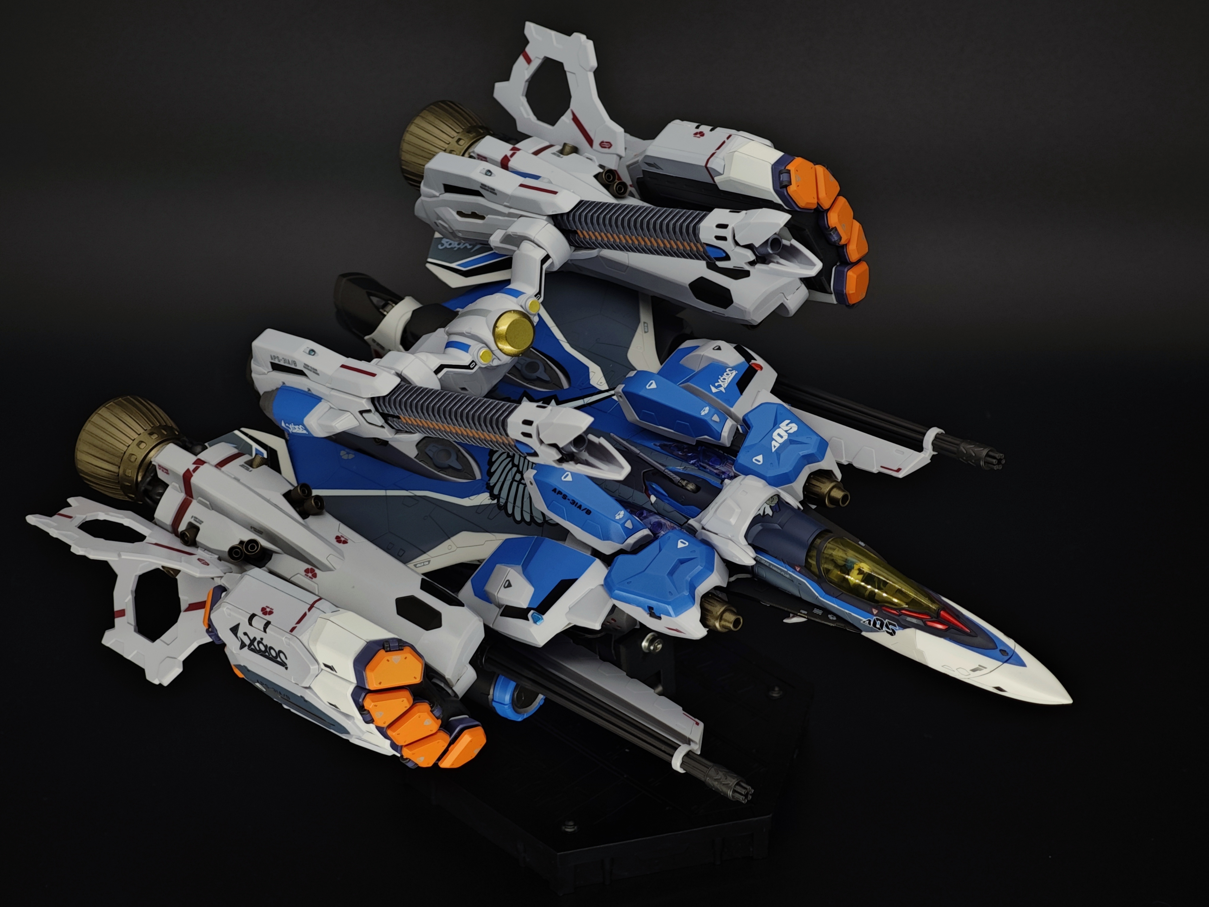 可动成品] 万代DX超合金VF-31AX+AP背包NGA玩家社区