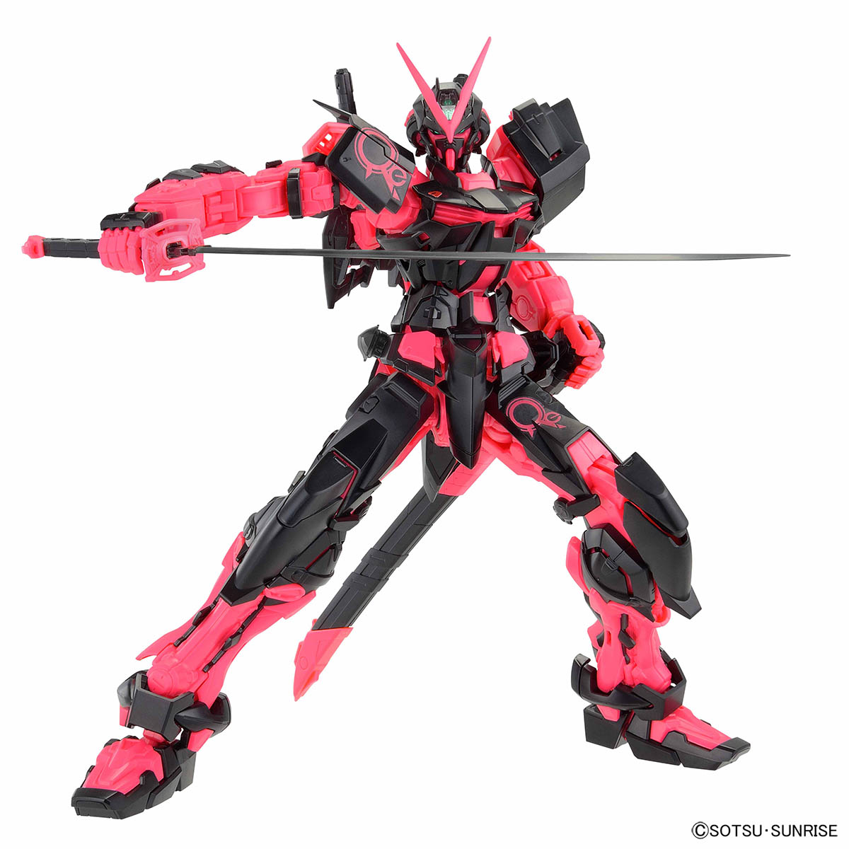 新闻资讯] MG 1/100 高达基地限定异端高达红色机[再生塑料循环色