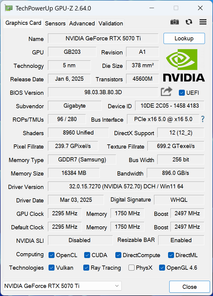 5070ti Nga