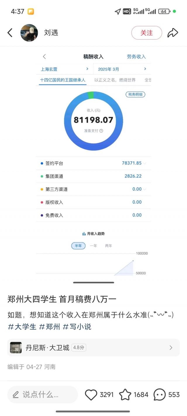 前段时间爆火月入八万的十四亿国民的王国继承人作者太年轻，谈女主播，被钓成乌龟还骗了钱。。 NGA玩家社区