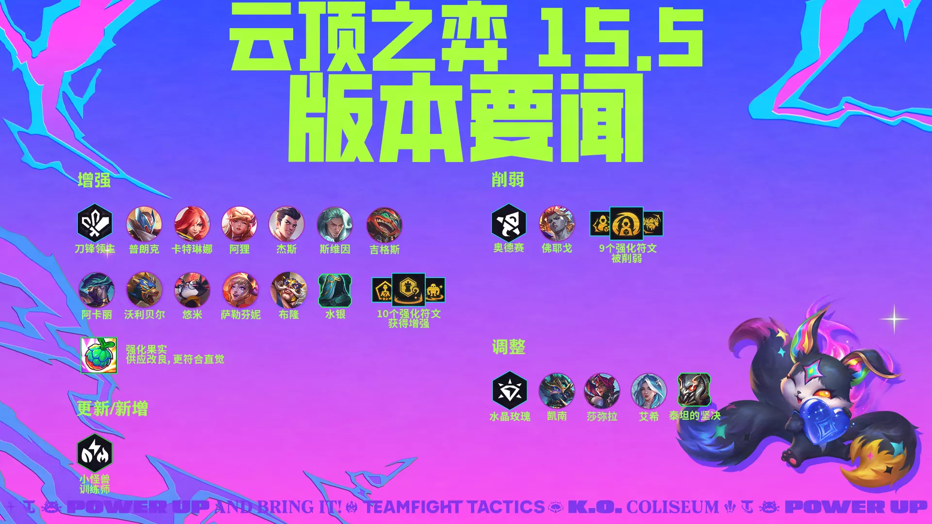 新闻]15.5云顶之弈版本更新公告NGA玩家社区