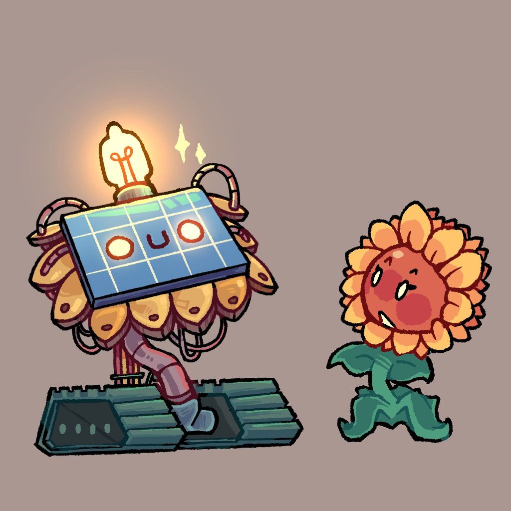 搬运]机械豌豆射手&向日葵(X:@kinomotoroka) NGA玩家社区